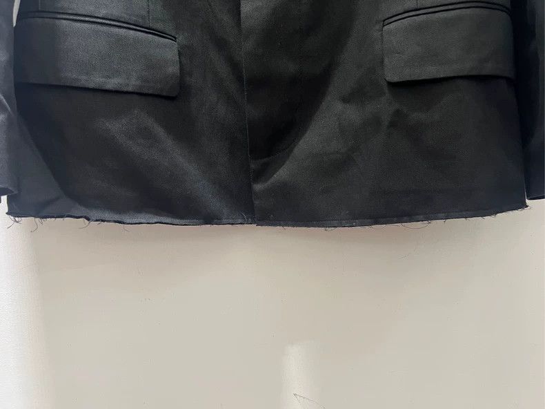 Maison Margiela Maison Margiela Collarless Distressed Blazer Size US M / EU 48-50 / 2 - 5 Thumbnail