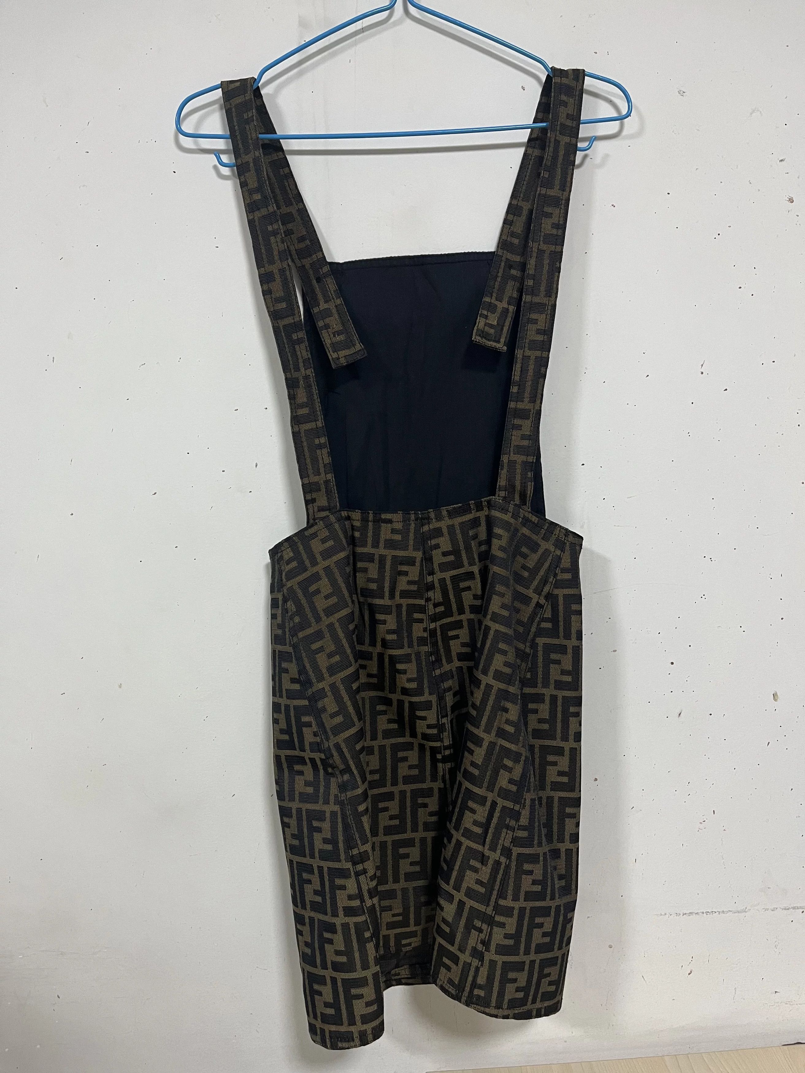 Fendi Fendi Logo Print Overall Dress Size US 36 / EU 52 - 2 Thumbnail