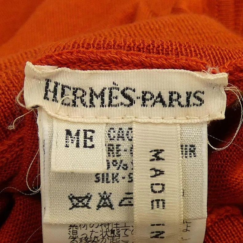 Maison Margiela HERMES Margiela Orange Cashmere Sweater Size US S / EU 44-46 / 1 - 5 Thumbnail