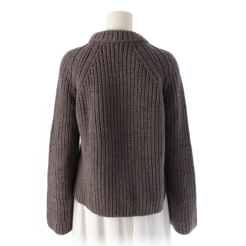 Hermes Hermes Brown Wool Crewneck Knit Sweater Size US S / EU 44-46 / 1 - 2 Thumbnail