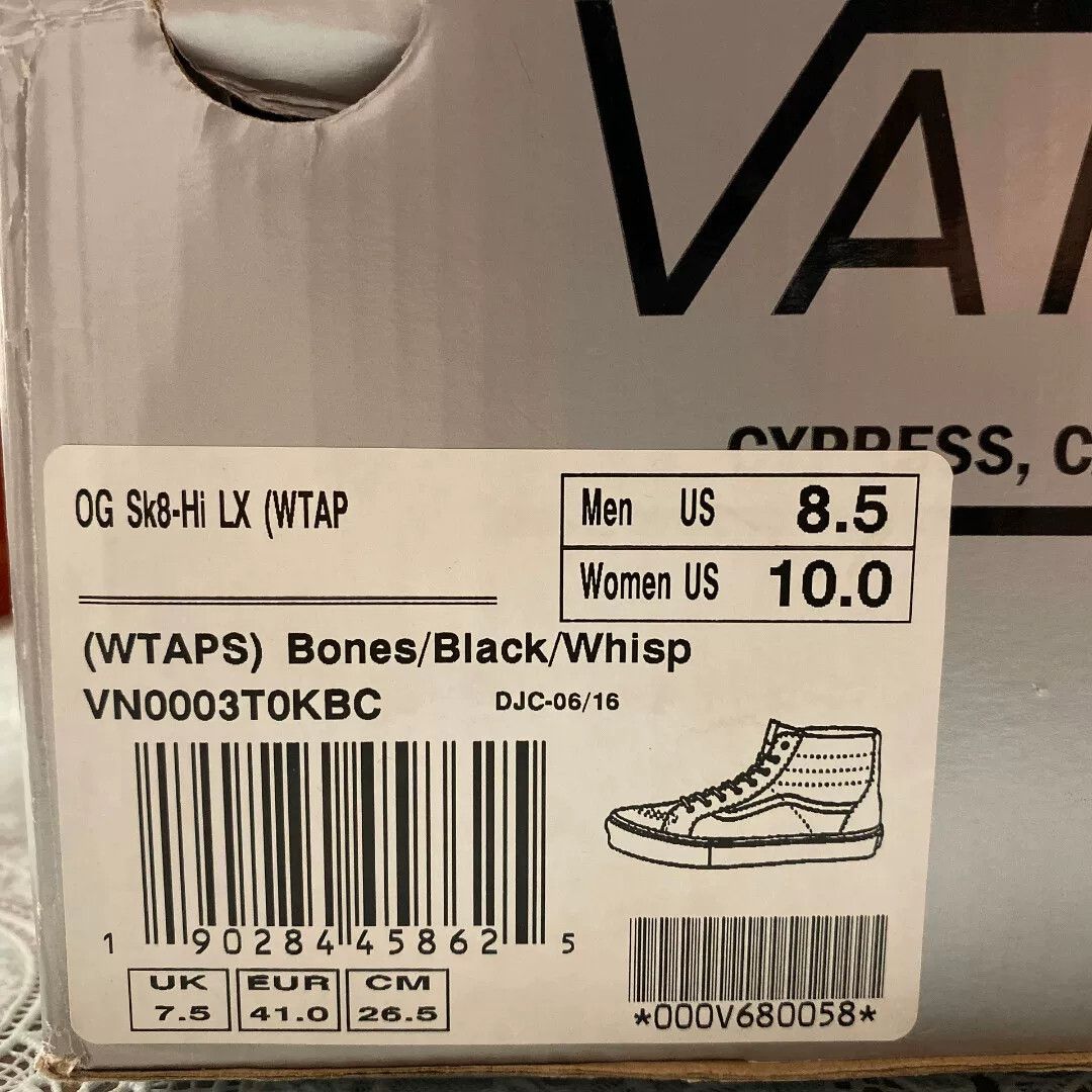 Wtaps Wtaps x Vans OG SK8-HI LX Sneakers Size US 8.5 / EU 41-42 - 9 Thumbnail