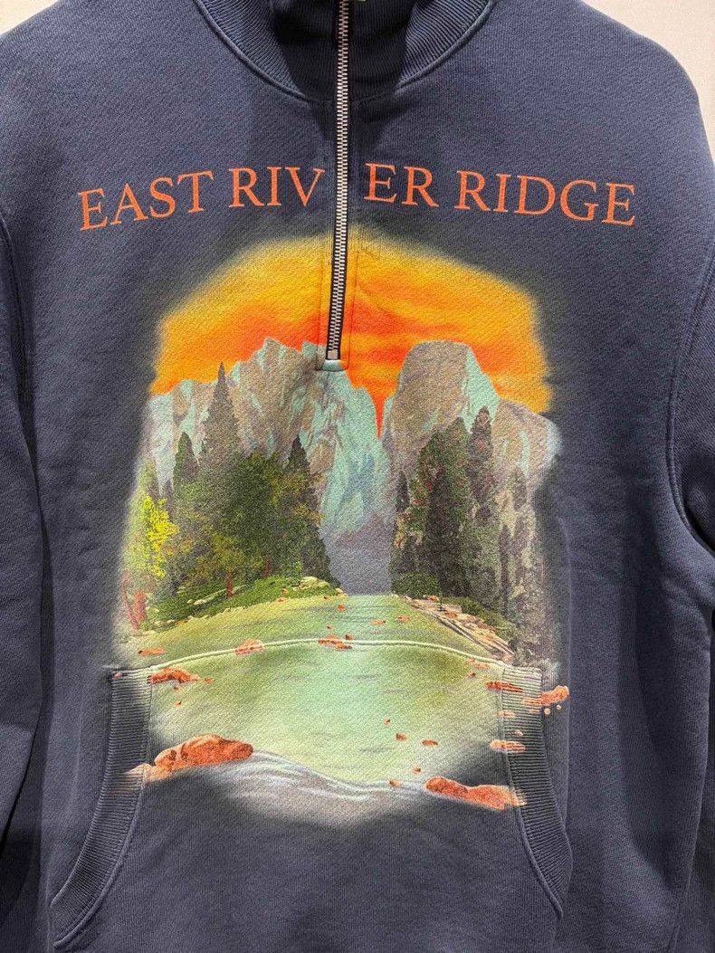 Loewe Loewe SS24 Landscape Zip High-Neck Sweatshirt Size US XS / EU 42 / 0 - 6 Thumbnail