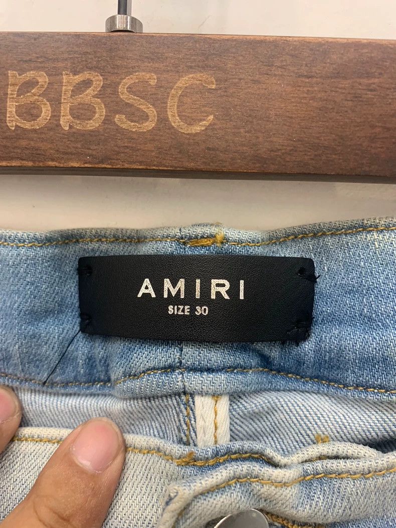 Amiri Amiri Light Blue Denim Jeans Size 30 Size US 30 / EU 46 - 4 Thumbnail