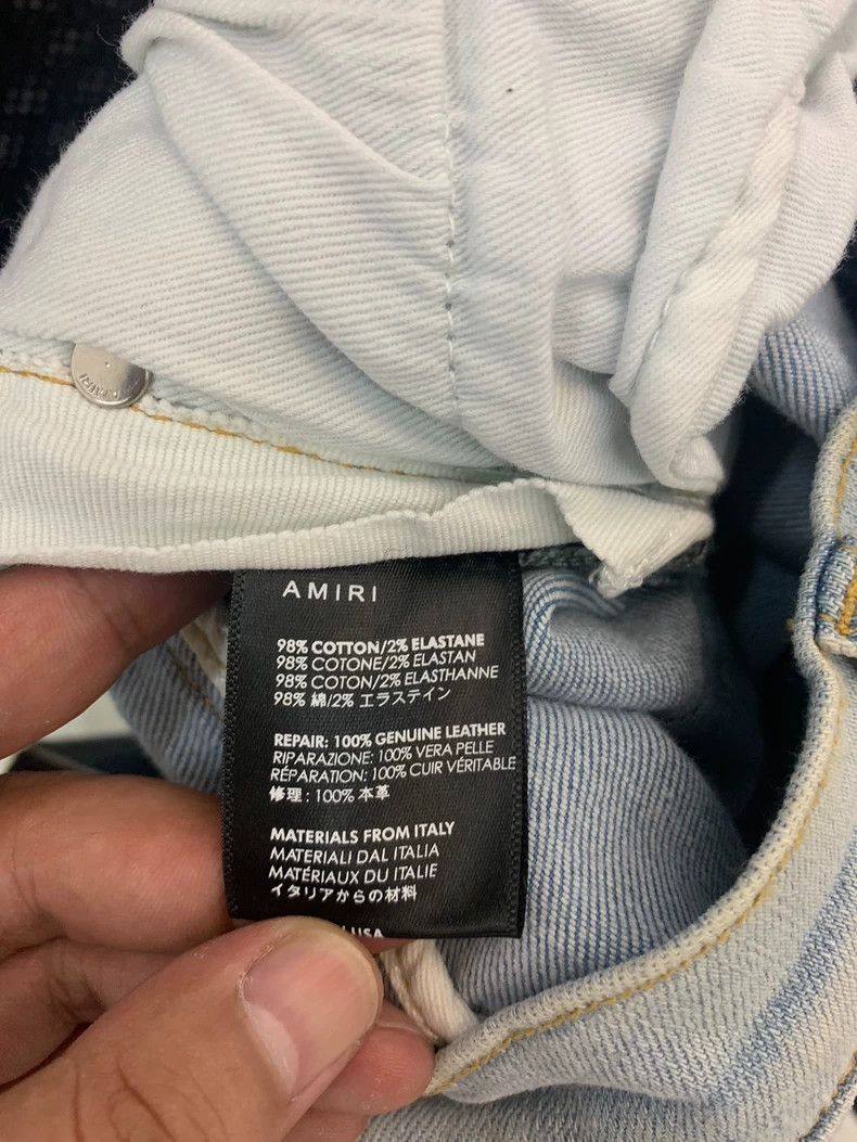 Amiri Amiri Light Blue Denim Jeans Size 30 Size US 30 / EU 46 - 6 Thumbnail
