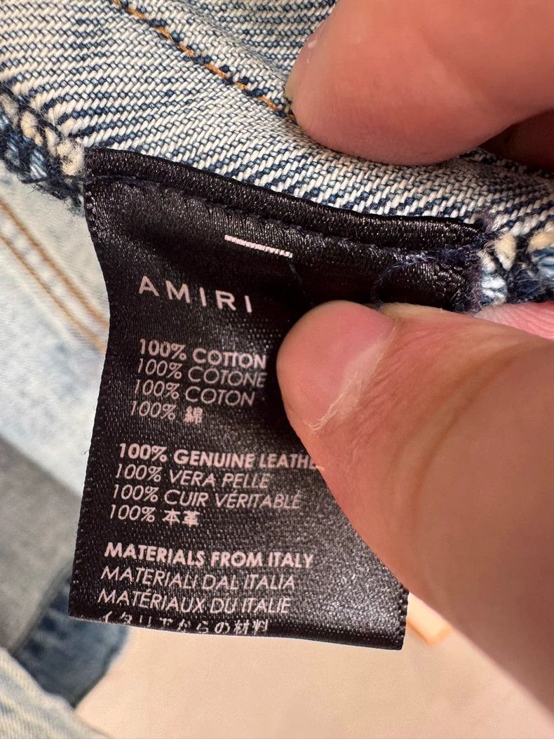 Amiri Amiri 18SS Denim Leather Jacket Size US M / EU 48-50 / 2 - 5 Thumbnail