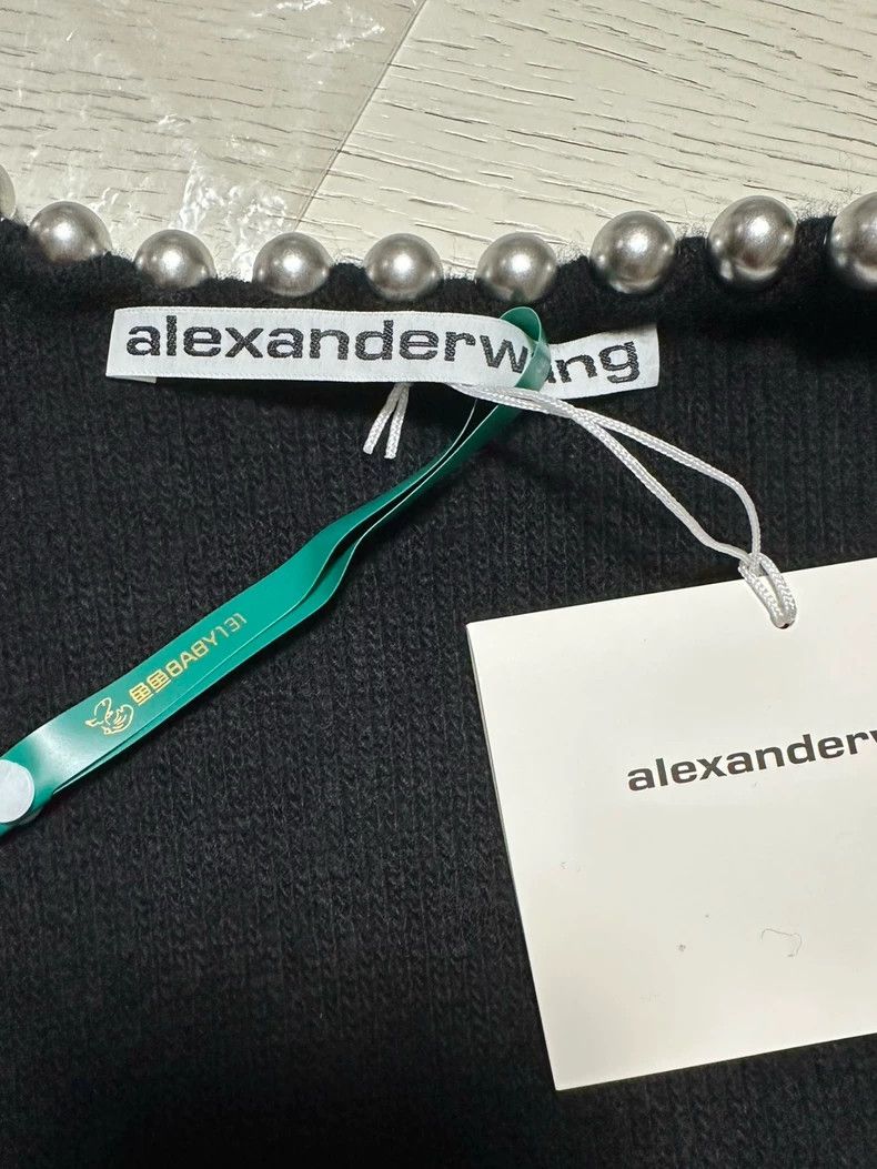 Alexander Wang Black Wool Knit Cardigan