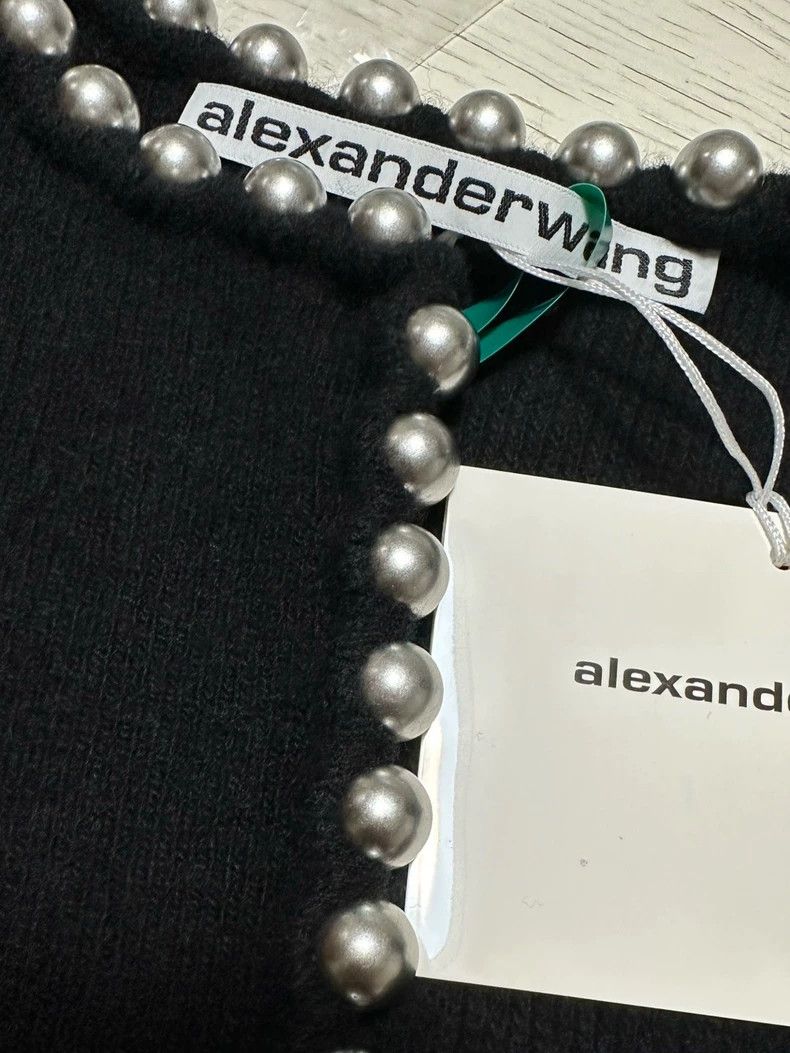 Alexander Wang Black Wool Knit Cardigan