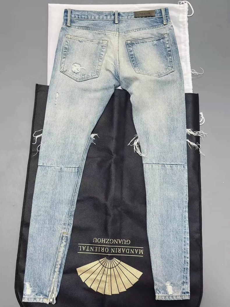 Fear of God Fear of God Selvedge Indigo Denim Jeans Size US 29 - 2 Thumbnail