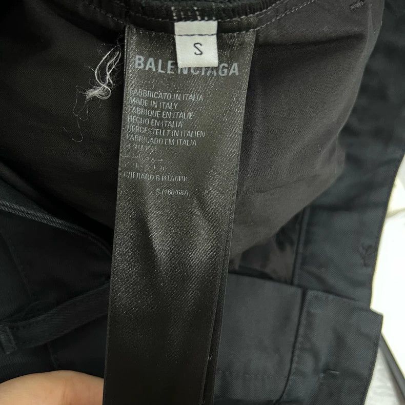 Balenciaga Balenciaga Black Flared Pants S Size US 26 / EU 42 - 4 Thumbnail