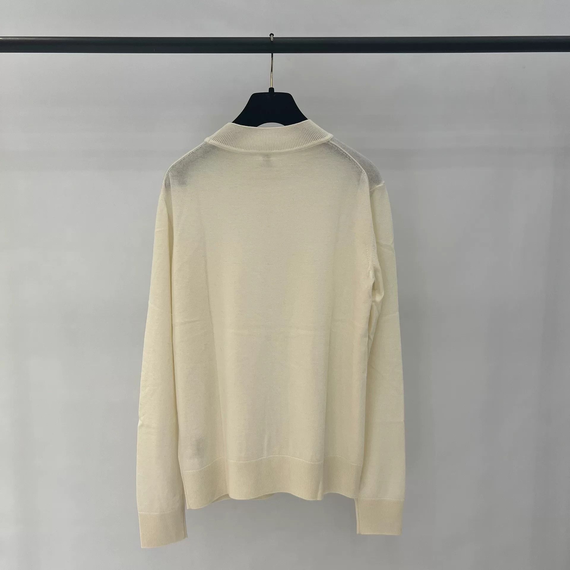 Hermes Off-White Knit Sweater Size 38