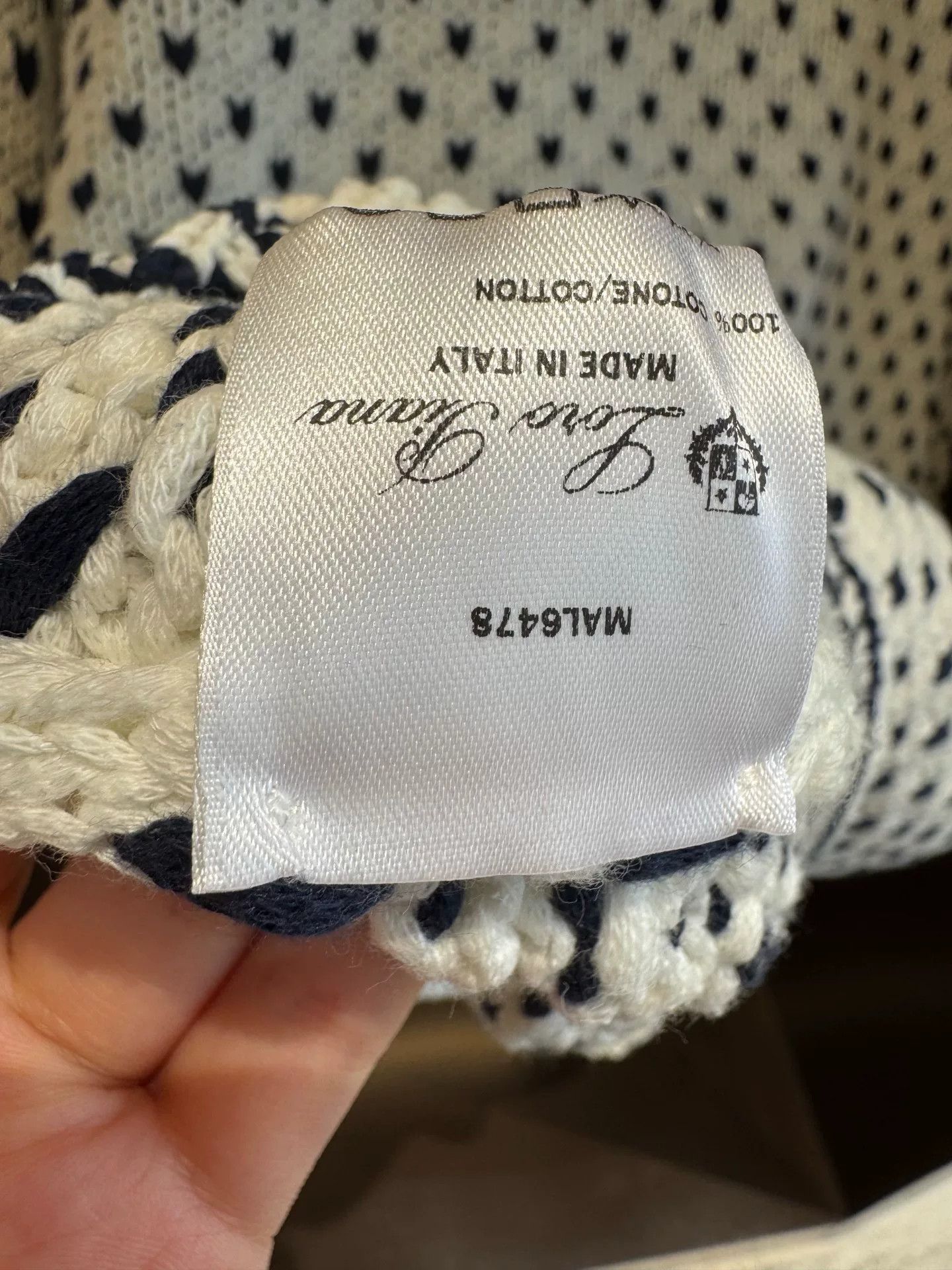 Loro Piana Loro Piana Women's Cotton Knit Sweater Size US XS / EU 42 / 0 - 2 Thumbnail