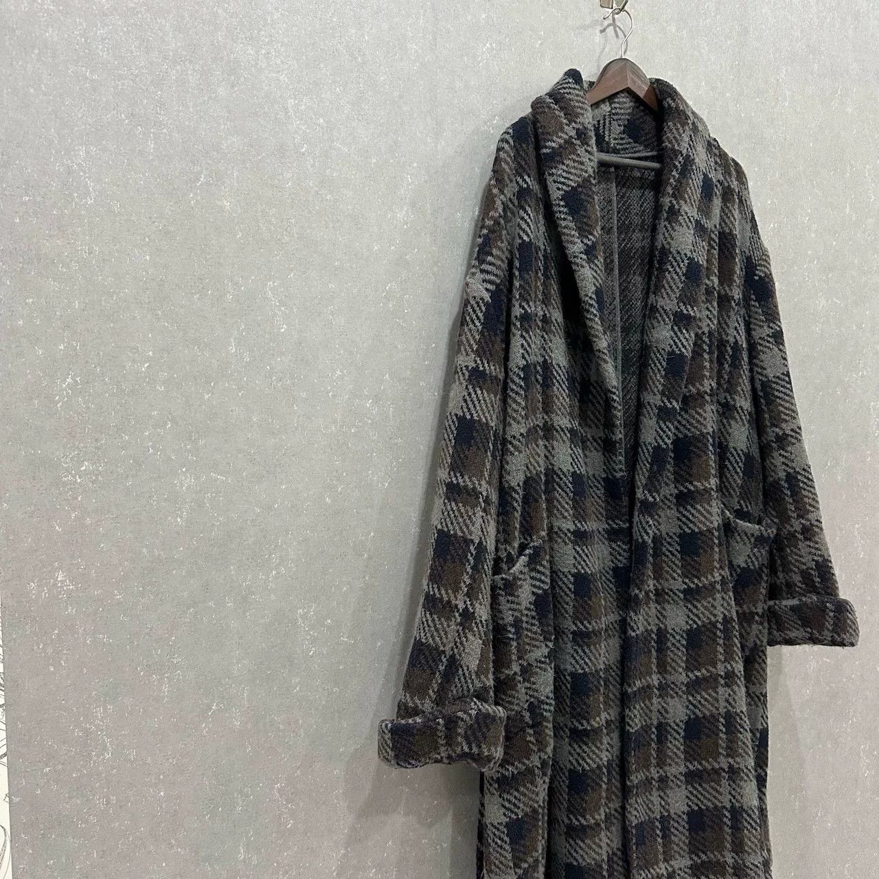 Fendi Fendi Plaid Long V-Neck Coat Size US XL / EU 56 / 4 - 3 Thumbnail