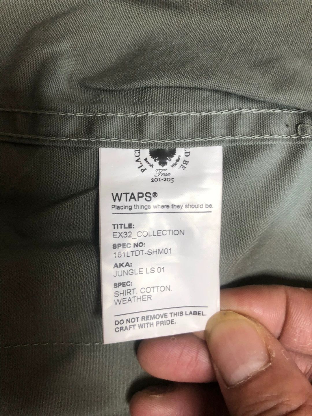 Wtaps WTAPS Jungle LS 01 Olive Jacket Size US M / EU 48-50 / 2 - 6 Thumbnail