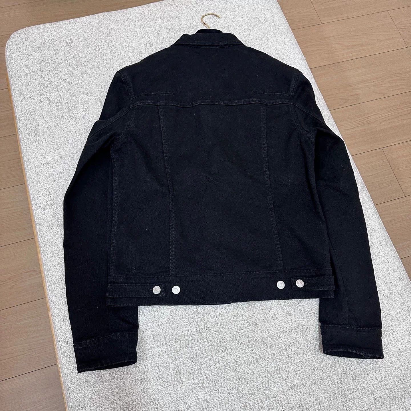 Dior Dior Distressed Black Denim Jacket Size US L / EU 52-54 / 3 - 2 Thumbnail