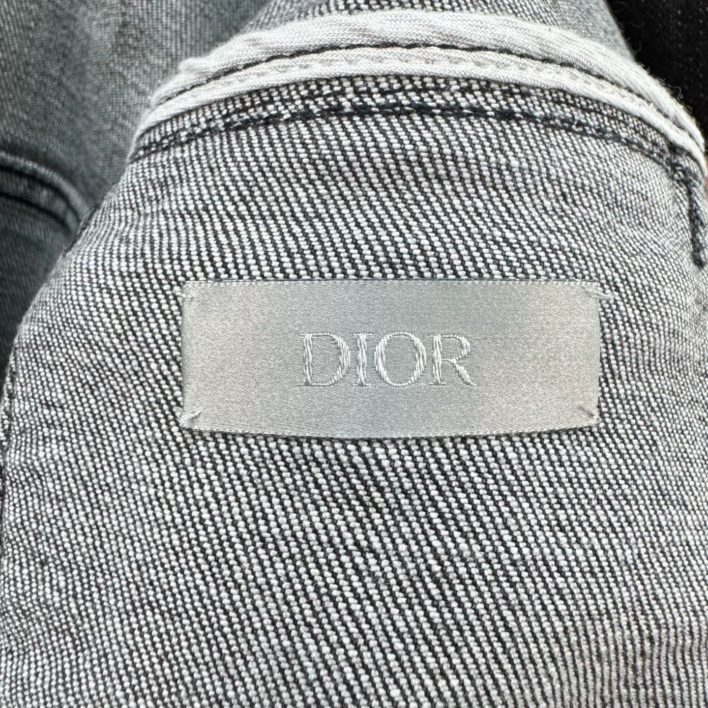 Dior Dior Shearling Collar Denim Jacket Size US XL / EU 56 / 4 - 5 Thumbnail