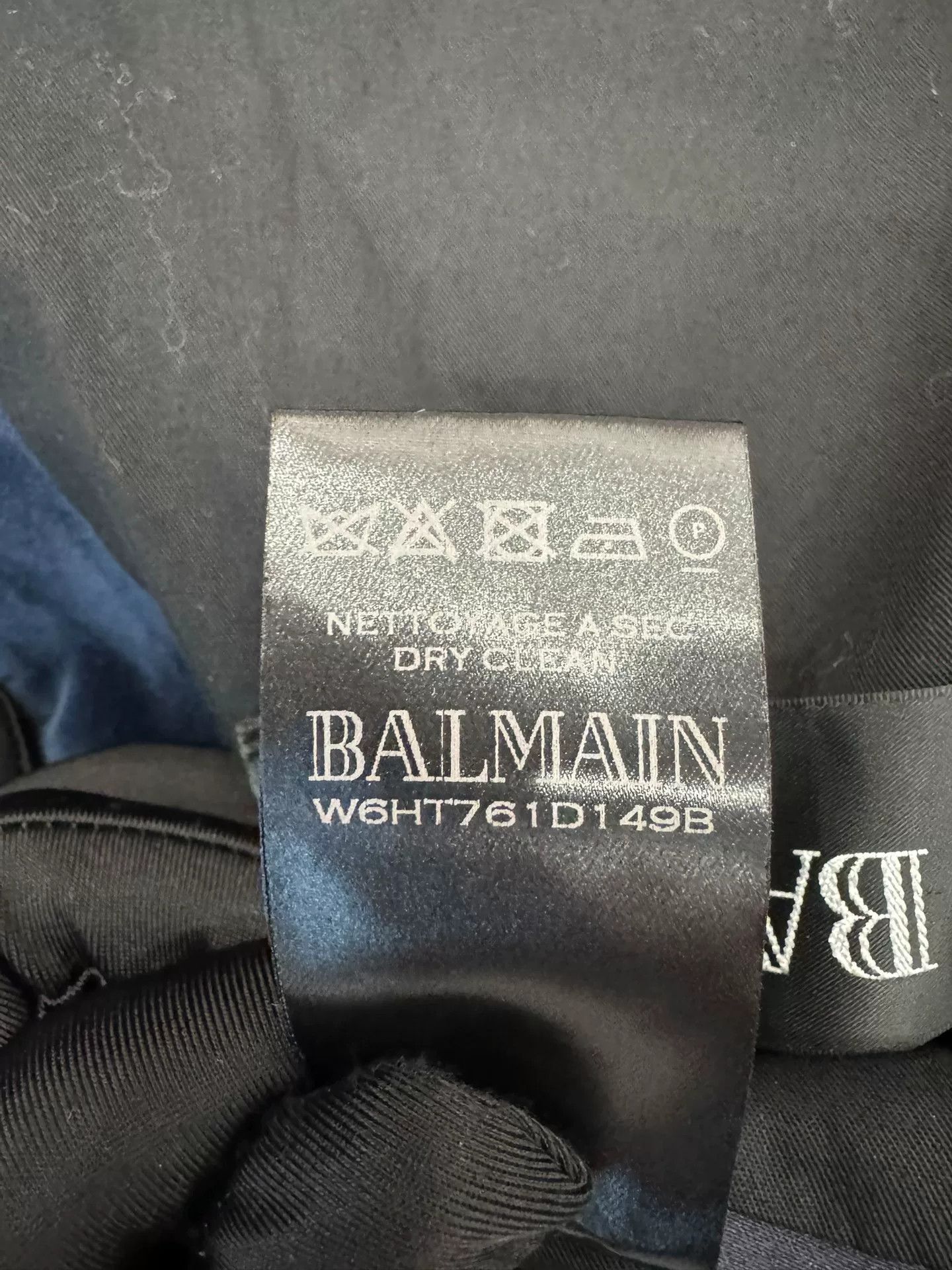 Balmain Balmain Baroque Military Blue Blazer Size US S / EU 44-46 / 1 - 8 Thumbnail