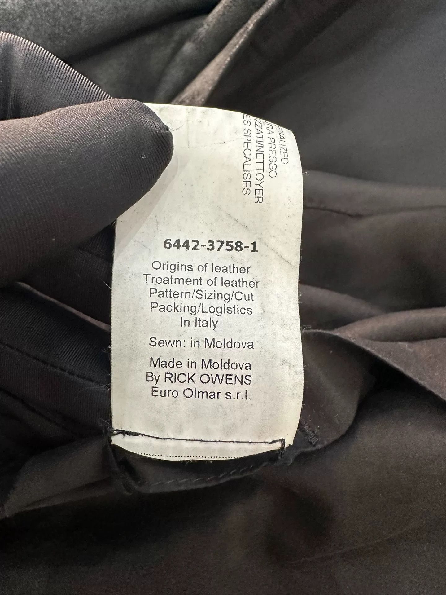 Rick Owens Rick Owens Black Leather Wizard Hat Jacket Size US S / EU 44-46 / 1 - 7 Thumbnail