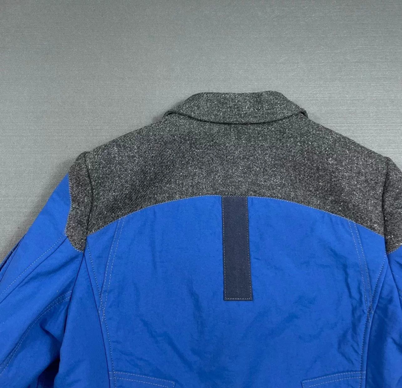 Junya Watanabe blue-gray wool blend jacket by junya watanabe Size US M / EU 48-50 / 2 - 6 Thumbnail