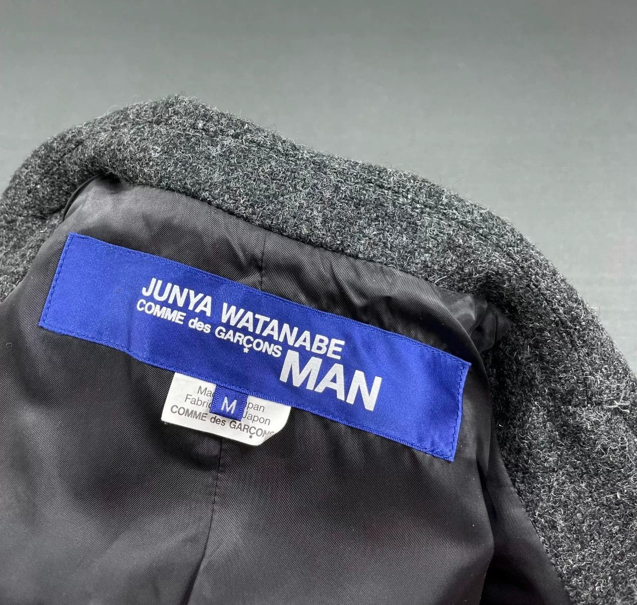 Junya Watanabe blue-gray wool blend jacket by junya watanabe Size US M / EU 48-50 / 2 - 8 Thumbnail