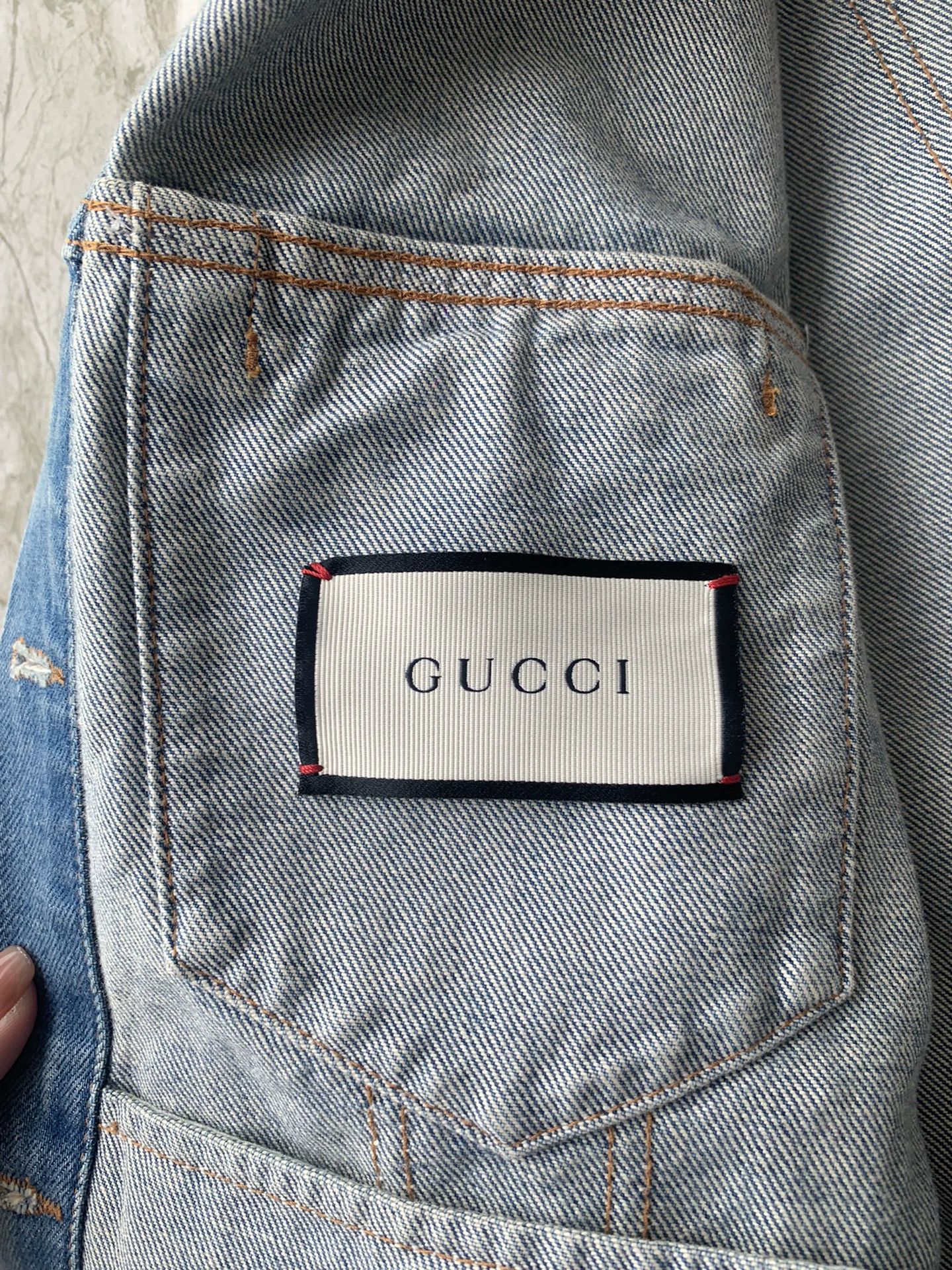 Gucci gucci animal denim jacket size 38 Size US M / EU 48-50 / 2 - 2 Thumbnail