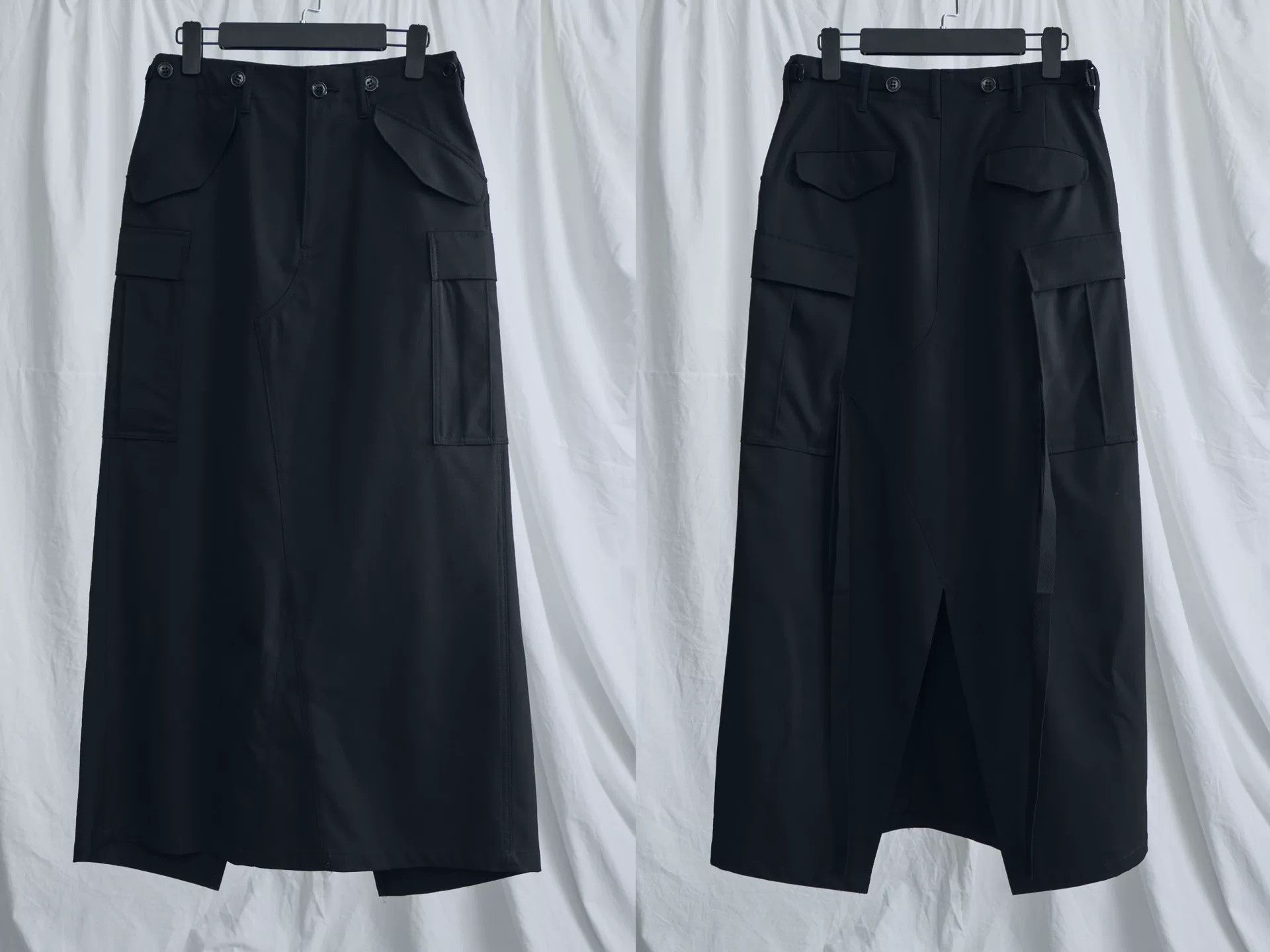 Junya Watanabe junya watanabe black structural work skirt Size 26" / US 2 / IT 38 - 8 Thumbnail