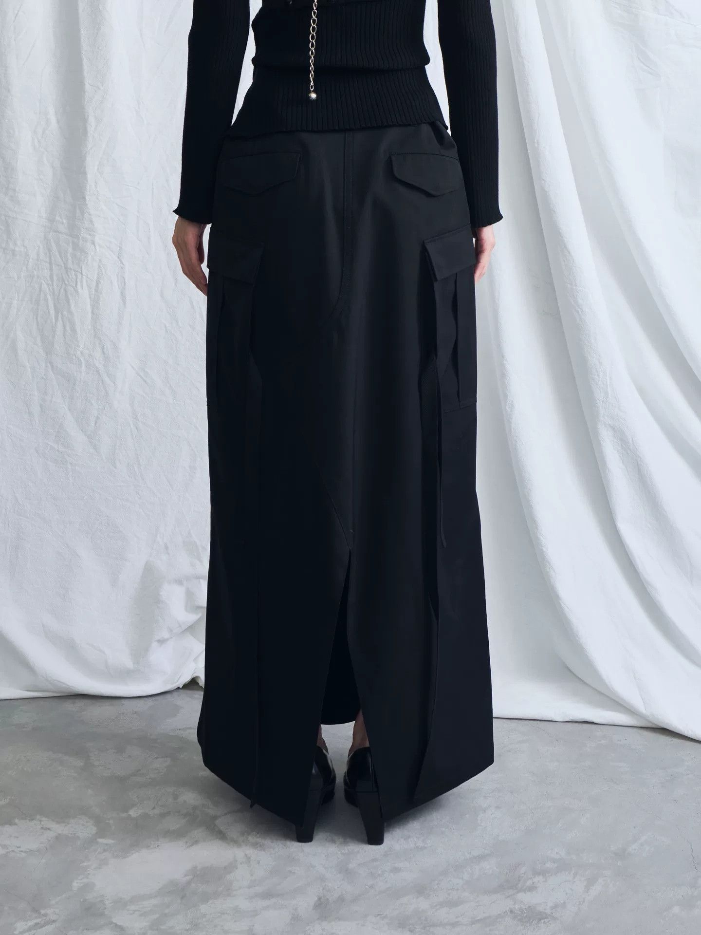 Junya Watanabe junya watanabe black structural work skirt Size 26" / US 2 / IT 38 - 5 Thumbnail