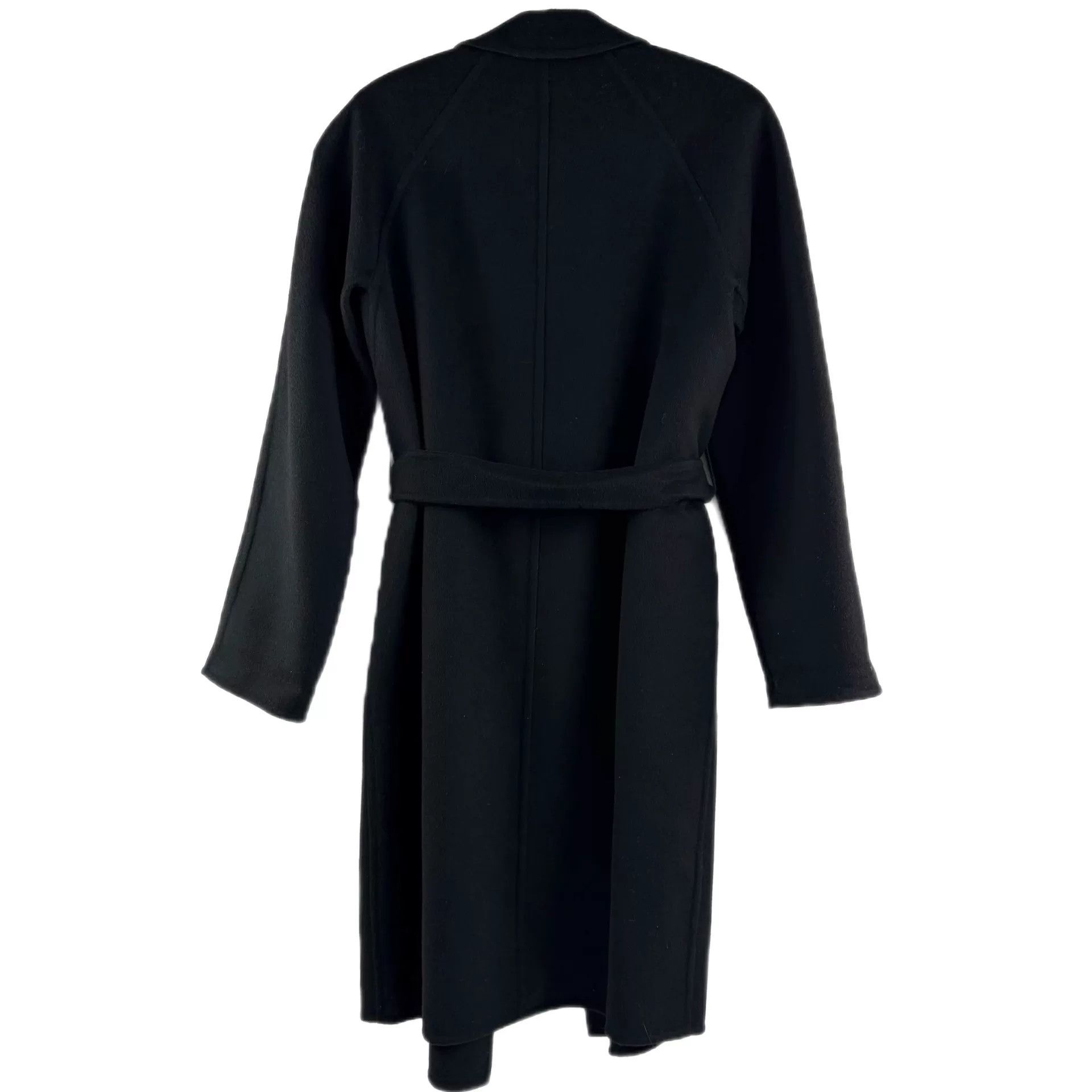 Max Mara maxmara black cashmere coat sz0405 Size US M / EU 48-50 / 2 - 2 Thumbnail