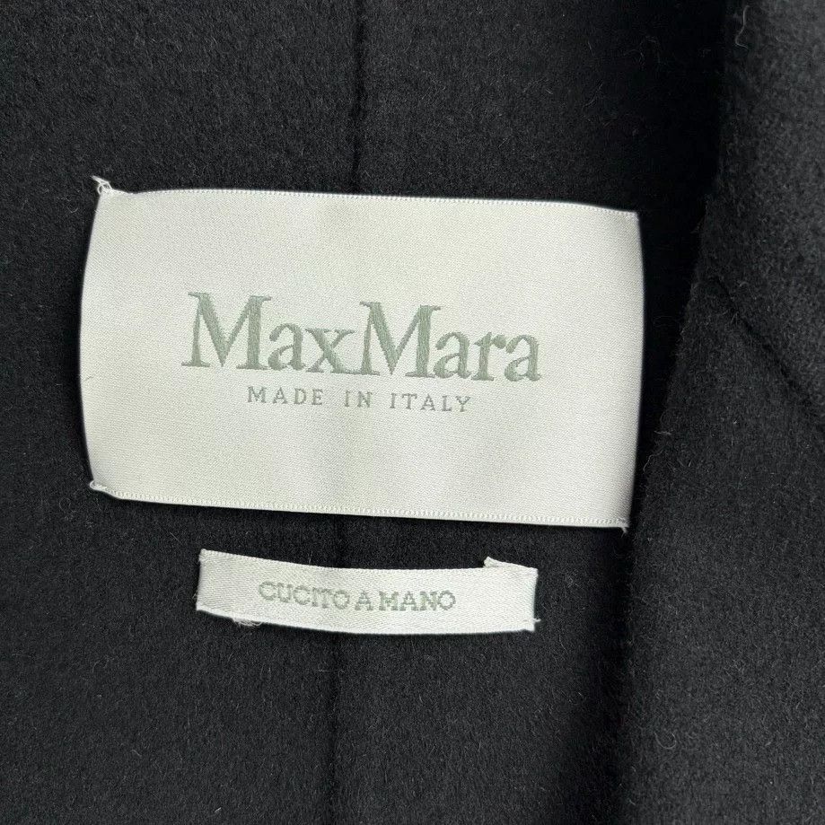 Max Mara maxmara black cashmere coat sz0405 Size US M / EU 48-50 / 2 - 3 Thumbnail