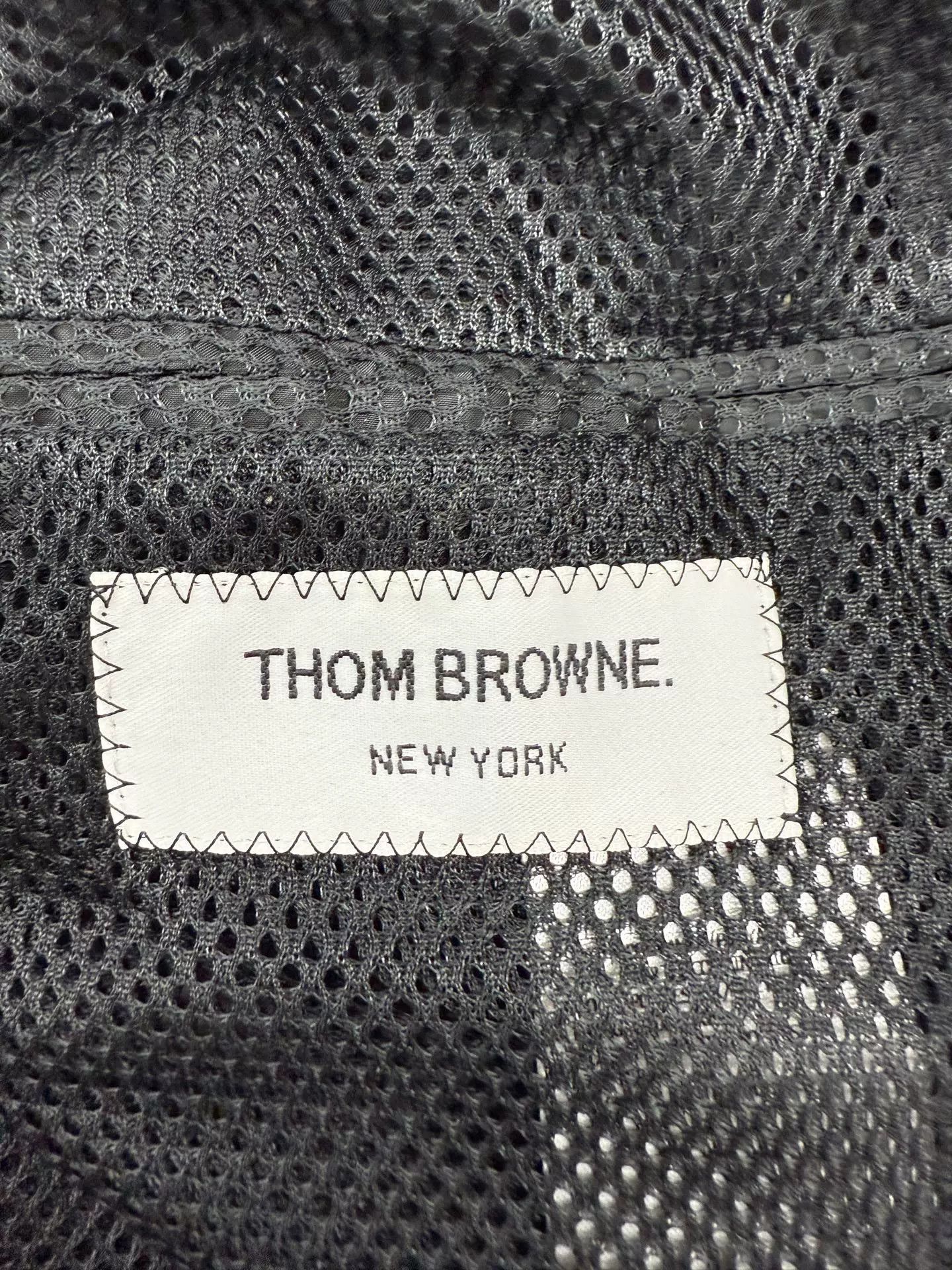 Thom Browne thom browne black nylon jacket size 4 Size US L / EU 52-54 / 3 - 3 Thumbnail