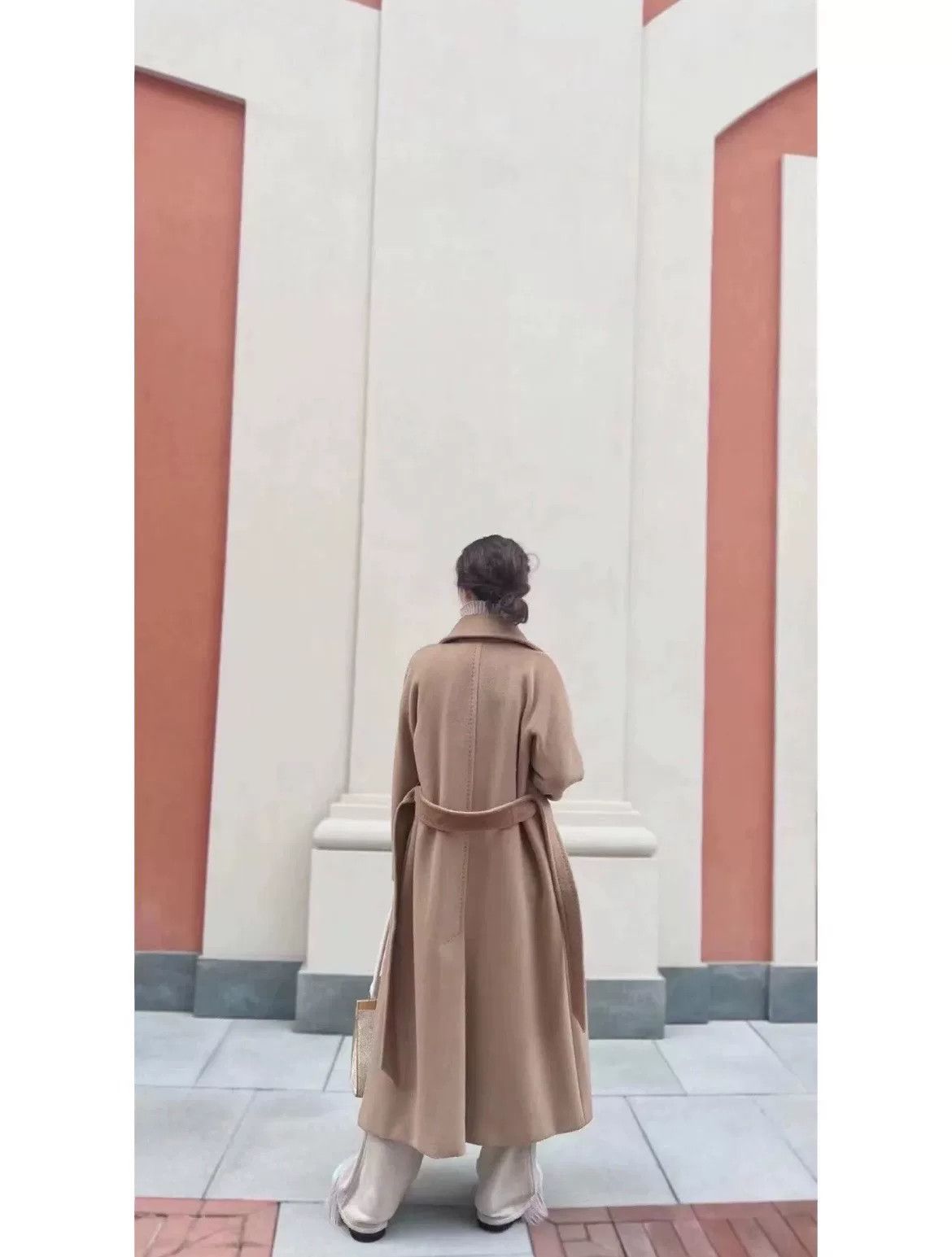 Max Mara Max Mara Handcrafted Wool Coat Camel Color Size US L / EU 52-54 / 3 - 7 Thumbnail