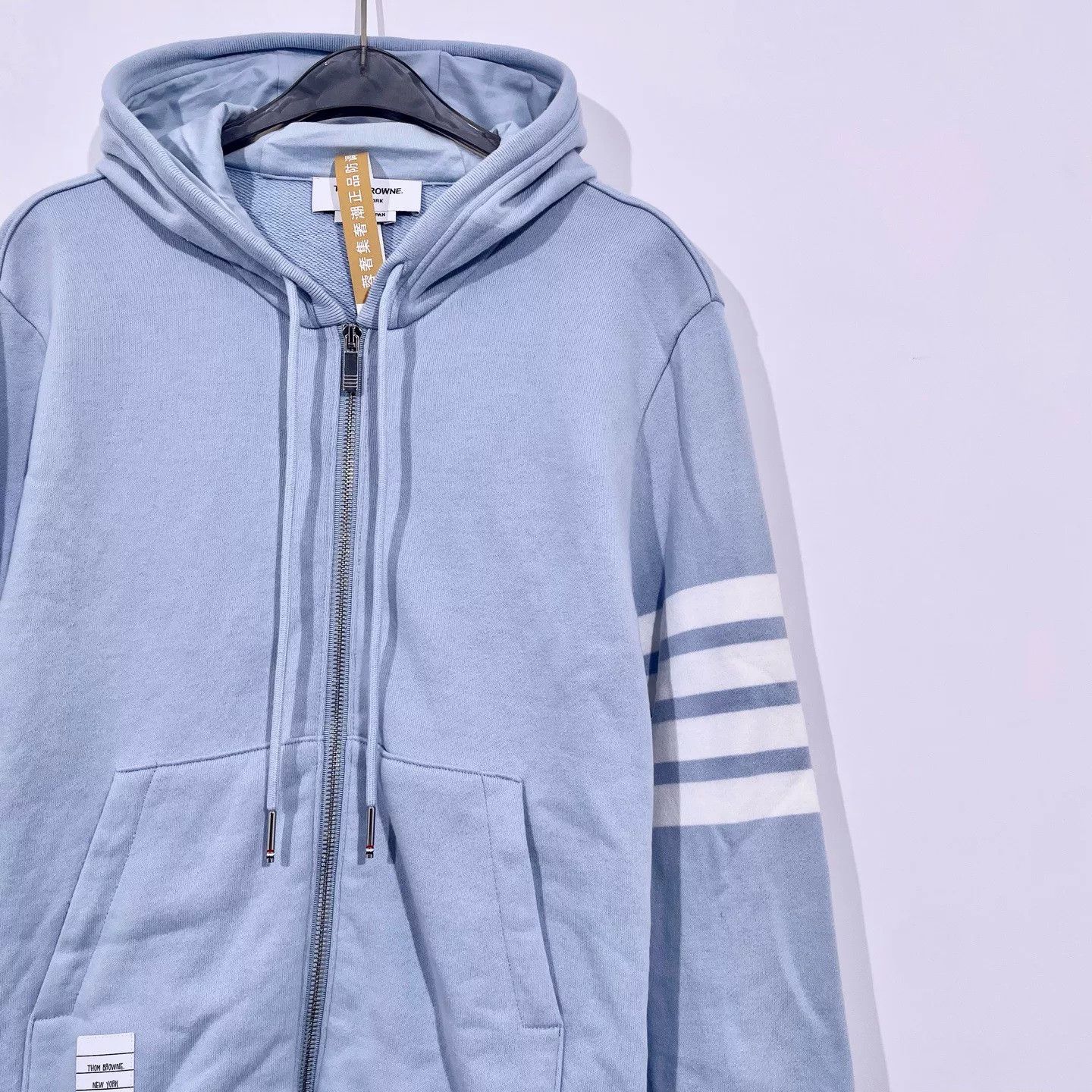 Thom Browne thom browne blue zip-up hoodie Size US M / EU 48-50 / 2 - 4 Thumbnail