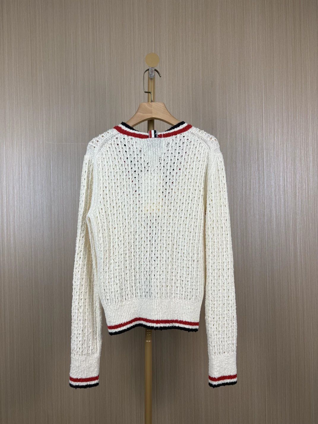 Thom Browne thom browne color-block knitted cardigan Size US M / EU 48-50 / 2 - 2 Thumbnail