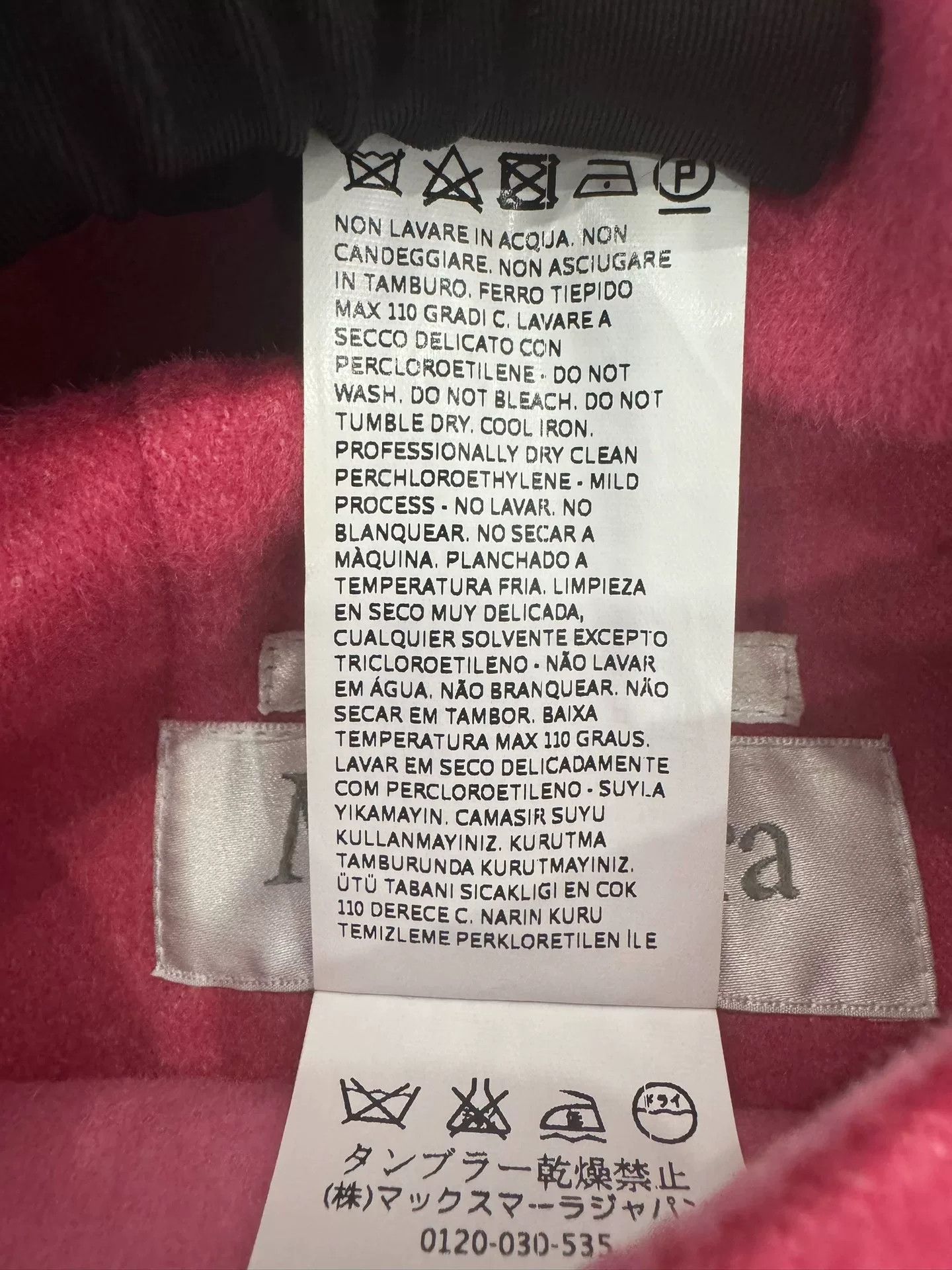 Max Mara maxmara pink cashmere double coat for women Size US M / EU 48-50 / 2 - 7 Thumbnail