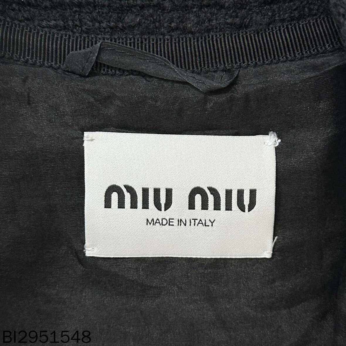 Miu Miu black and red woven wool jacket Miu Miu Size US L / EU 52-54 / 3 - 5 Thumbnail