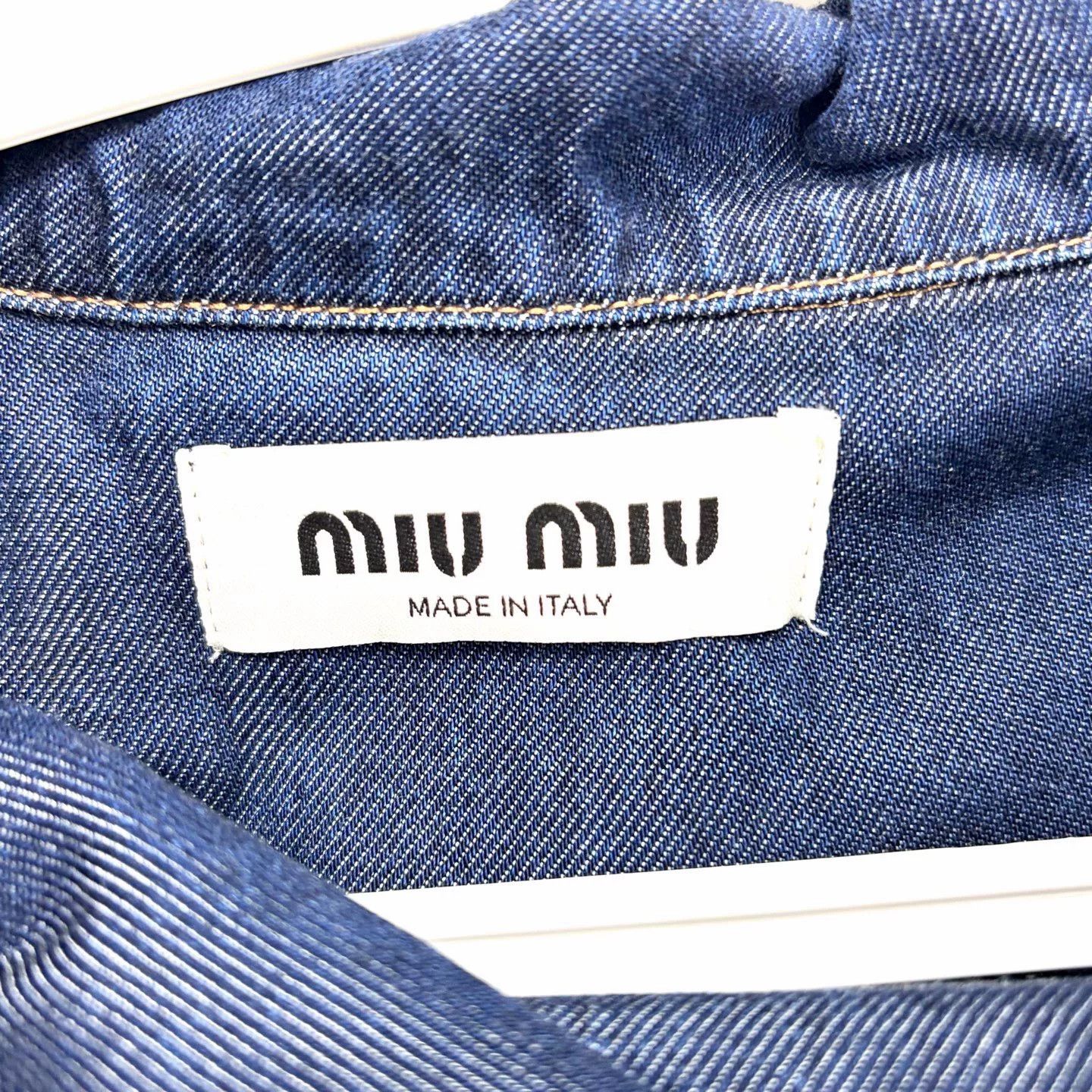 Miu Miu miu miu denim shirt for men and women Size US M / EU 48-50 / 2 - 3 Thumbnail
