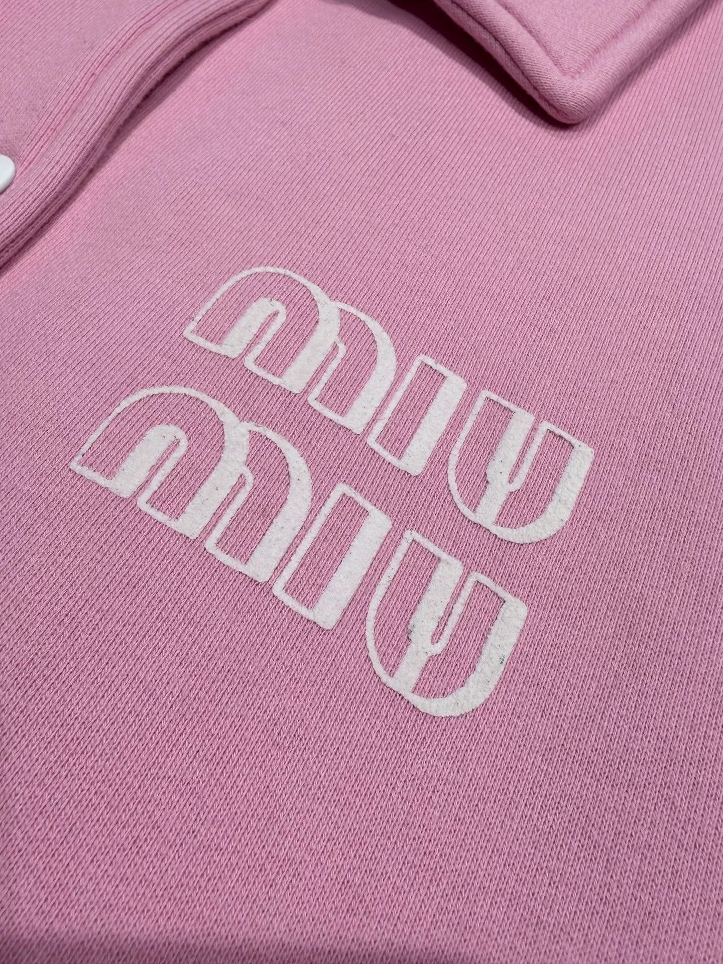 Miu Miu miumiu pink collar cotton jacket size S Size US S / EU 44-46 / 1 - 5 Thumbnail