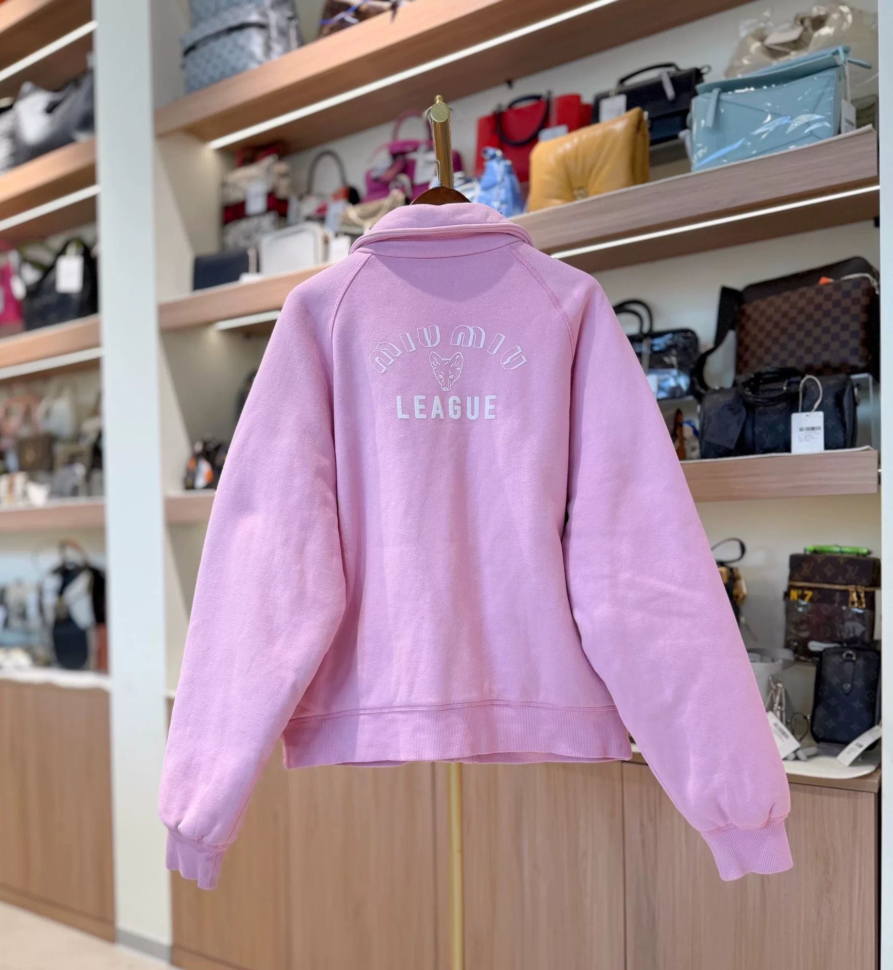 Miu Miu miumiu pink collar cotton jacket size S Size US S / EU 44-46 / 1 - 2 Thumbnail