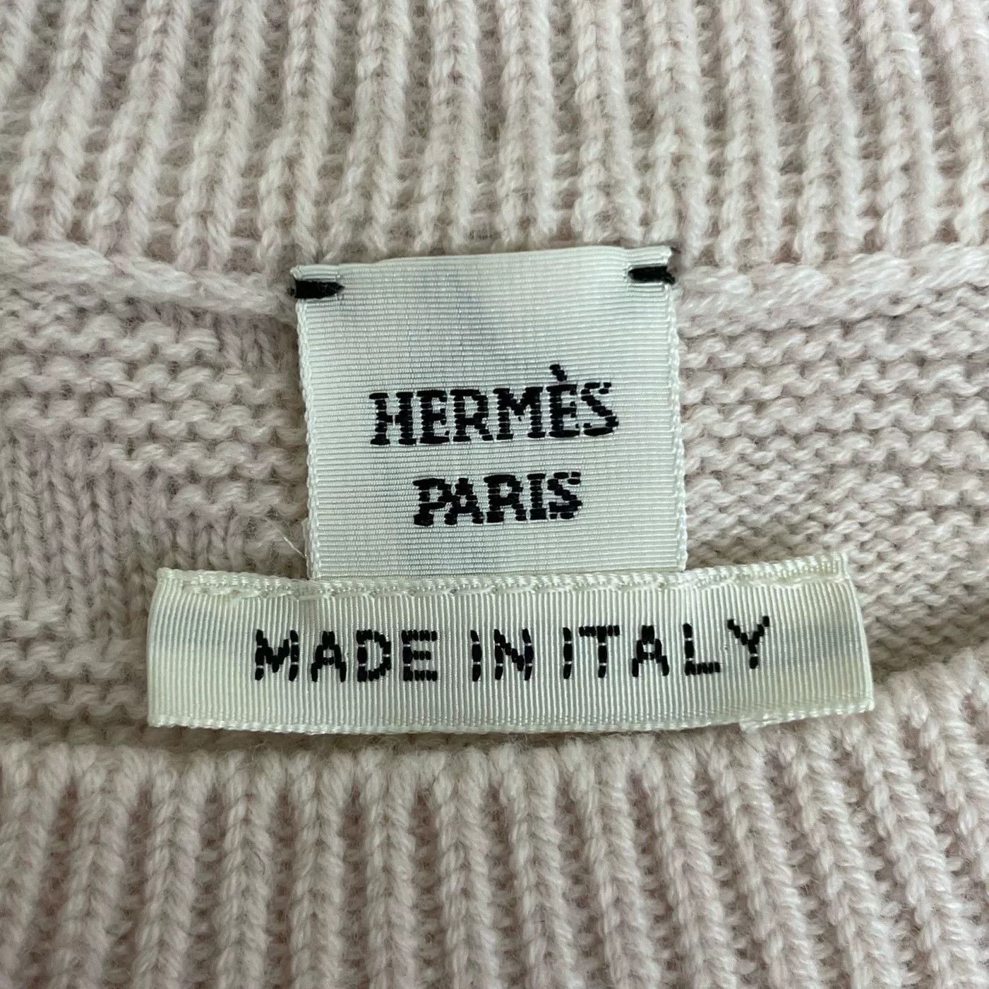 Hermes pink embossed knit sweater from Hermes Size US S / EU 44-46 / 1 - 3 Thumbnail
