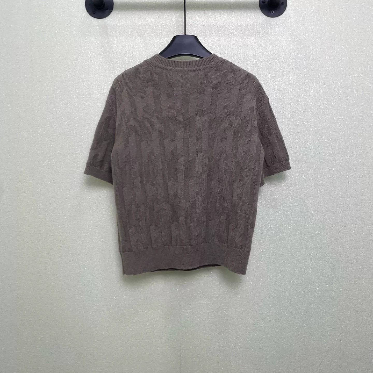 Hermes hermes short sleeve knit top in brown Size US S / EU 44-46 / 1 - 2 Thumbnail