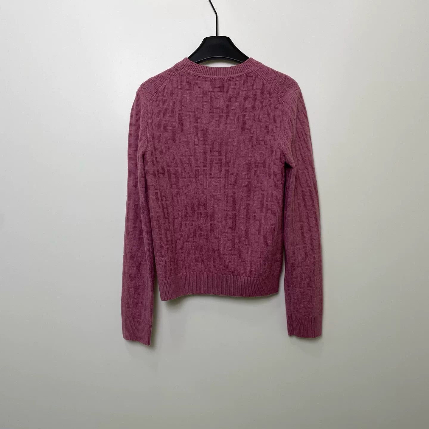 Hermes purple textured pullover sweater Size US M / EU 48-50 / 2 - 2 Thumbnail