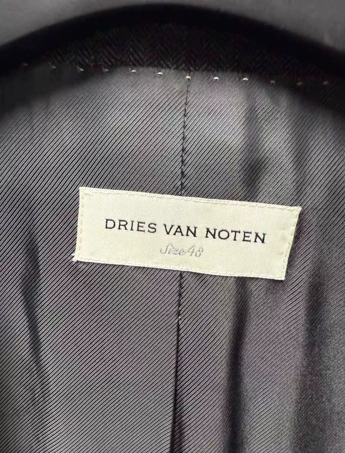 Dries Van Noten luxurious wool suit with gemstone buttons Size US L / EU 52-54 / 3 - 3 Thumbnail