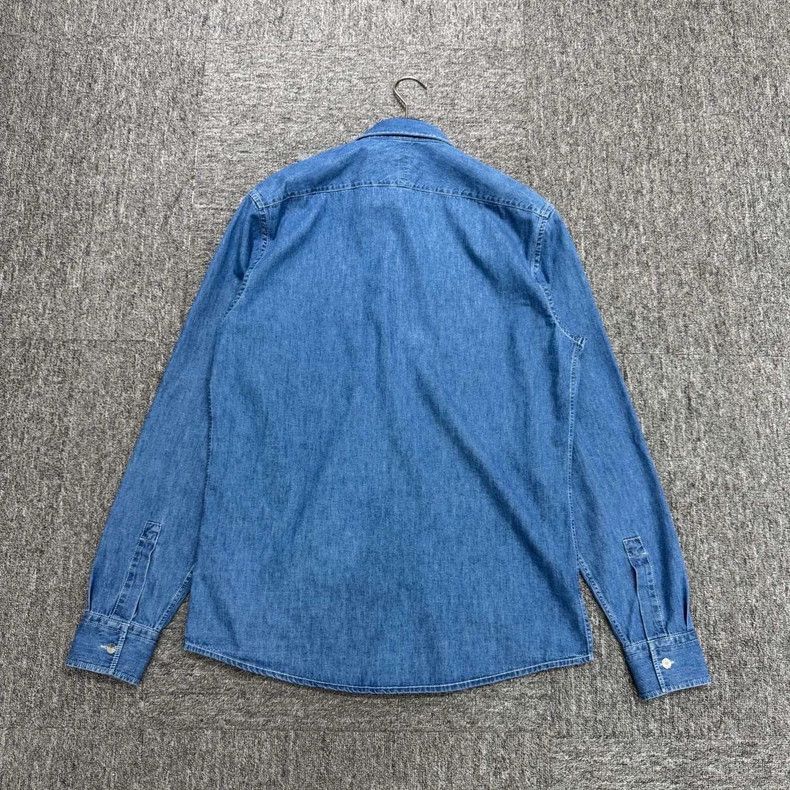 Hermes Hermes Denim Pocket Shirt Size US M / EU 48-50 / 2 - 5 Thumbnail