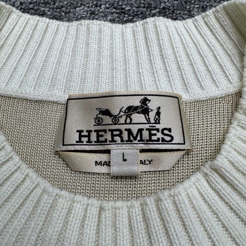 Hermes Hermes Sunset Silk Wool Knit Sweater Size US L / EU 52-54 / 3 - 2 Thumbnail