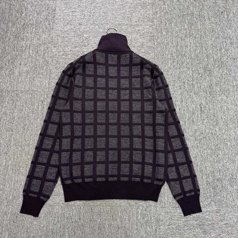 Hermes Hermes Plaid Pattern Sweater Size US M / EU 48-50 / 2 - 5 Thumbnail
