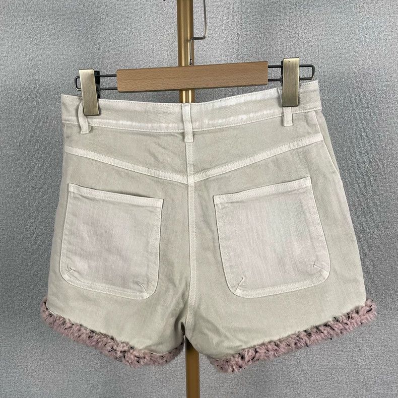Chanel Chanel Crystal Buckle Denim Shorts Size US 36 / EU 52 - 2 Thumbnail