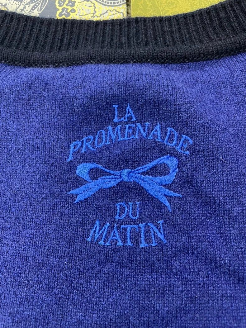 Hermes Hermes Blue Black Cashmere Sweater Size US S / EU 44-46 / 1 - 4 Thumbnail
