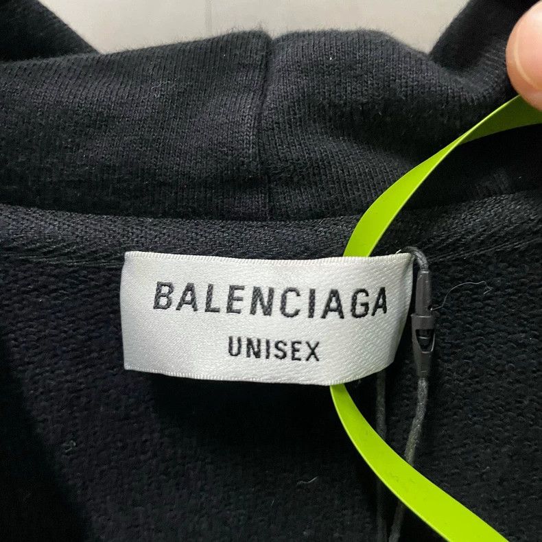 Balenciaga Balenciaga Black Logo Zip Hoodie Size US S / EU 44-46 / 1 - 4 Thumbnail