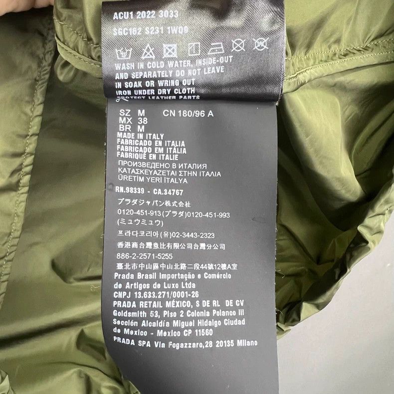 Prada Prada Green Half-Zip Hooded Jacket Size US M / EU 48-50 / 2 - 4 Thumbnail