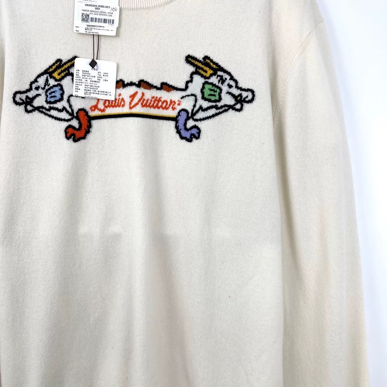 Louis Vuitton Louis Vuitton LV x Nigo2 Dragon Sweater Size US L / EU 52-54 / 3 - 4 Thumbnail