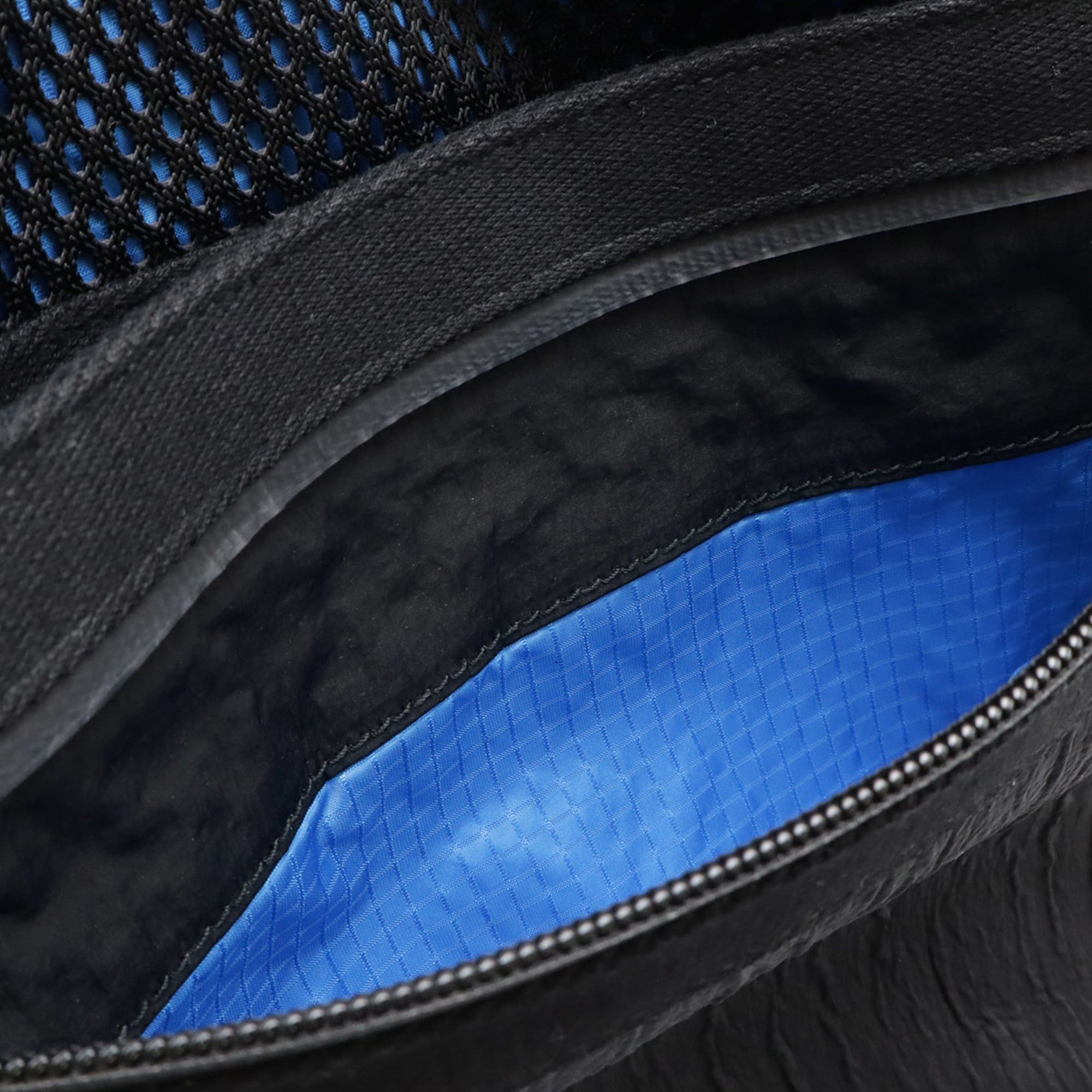Bottega Veneta BOTTEGA VENETA shoulder bag, bucket drawstring mesh nylon, black, blue, 570185 Size ONE SIZE - 10 Thumbnail